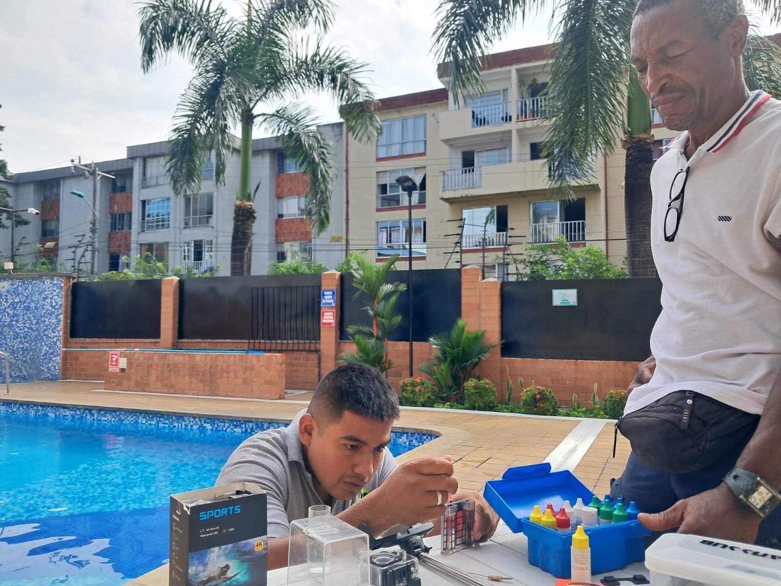 Control y mantenimiento operativo de piscina